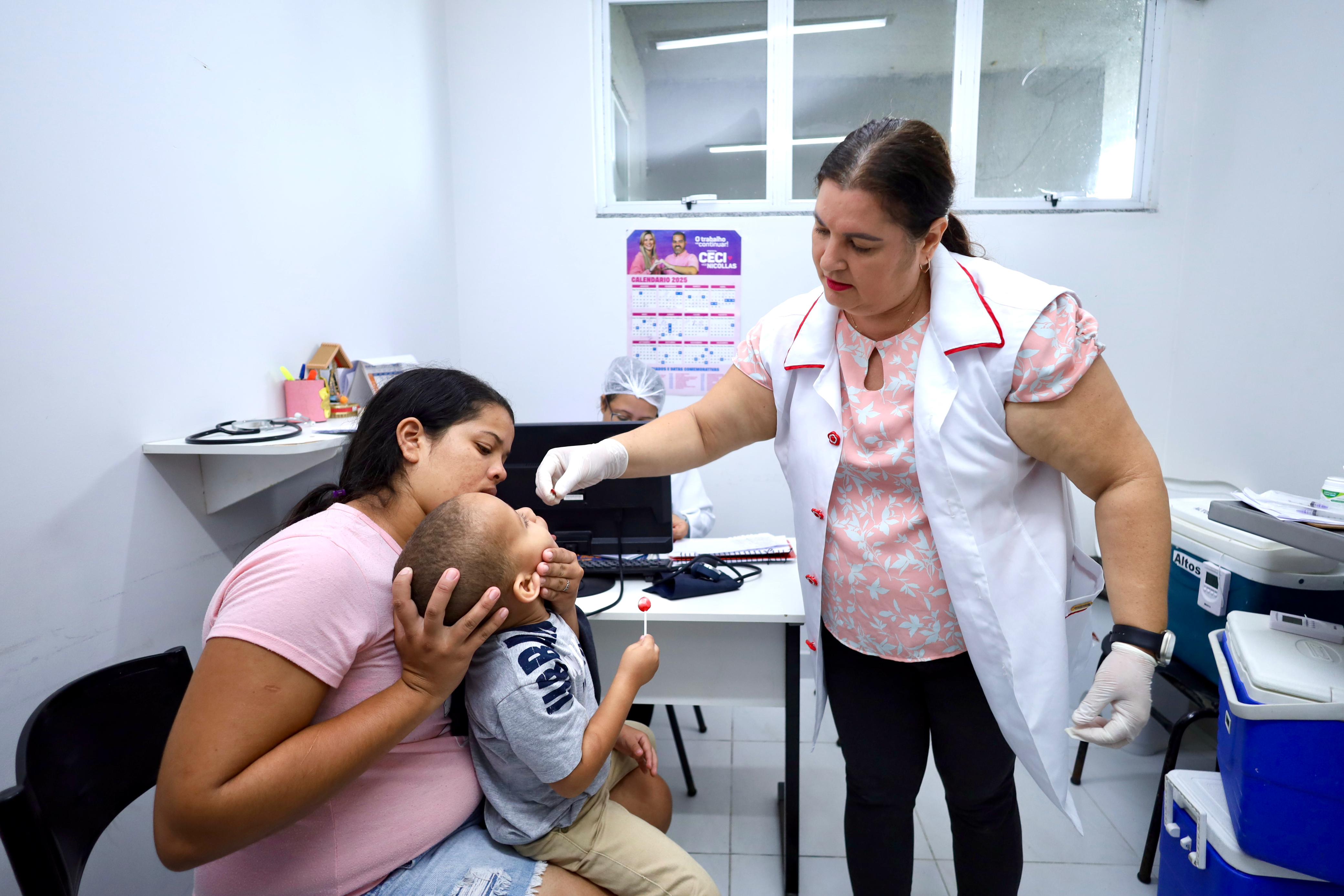 Saúde e cuidado na primeira infância: PSE realiza ação com crianças da Creche Maria Alves Brasil